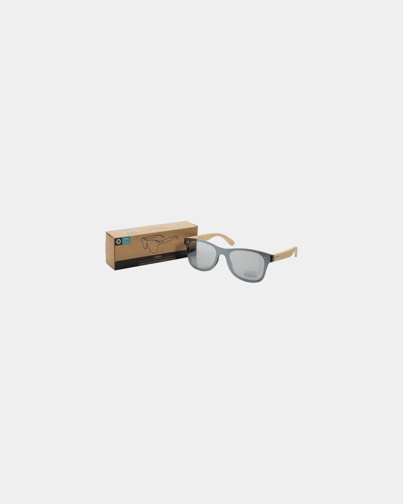 Promotional recycled plastic bamboo sunglasses Prism - 4