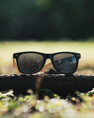 Promotional recycled plastic sunglasses with bamboo - 4