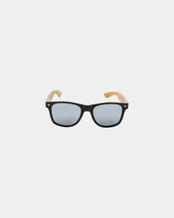 Promotional recycled plastic sunglasses with bamboo - 1
