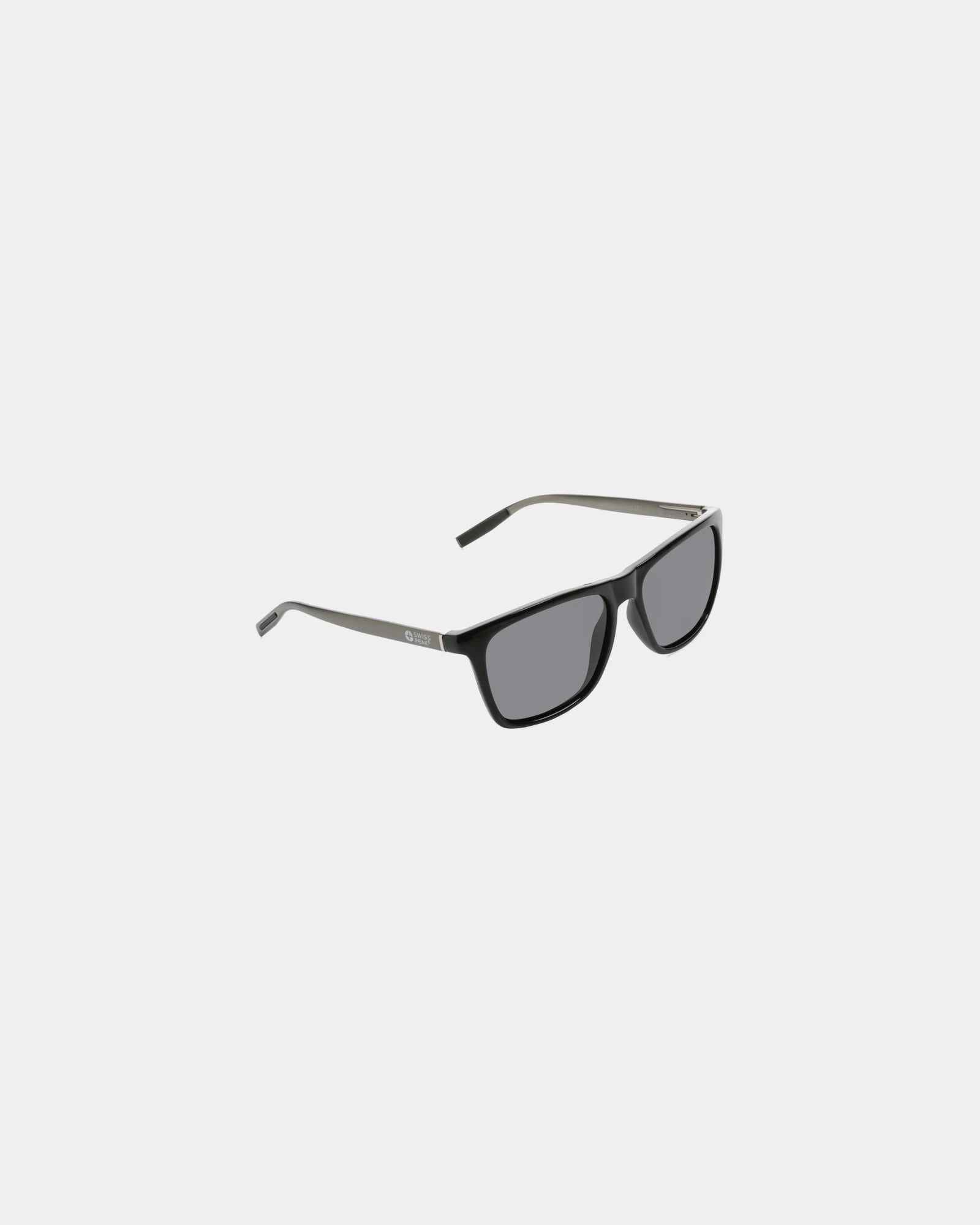 Promotional recycled plastic sunglasses Swiss Peak - Black