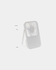 Promotional recycled ABS desk fan - 7