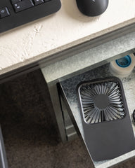 Promotional recycled ABS desk fan - 6