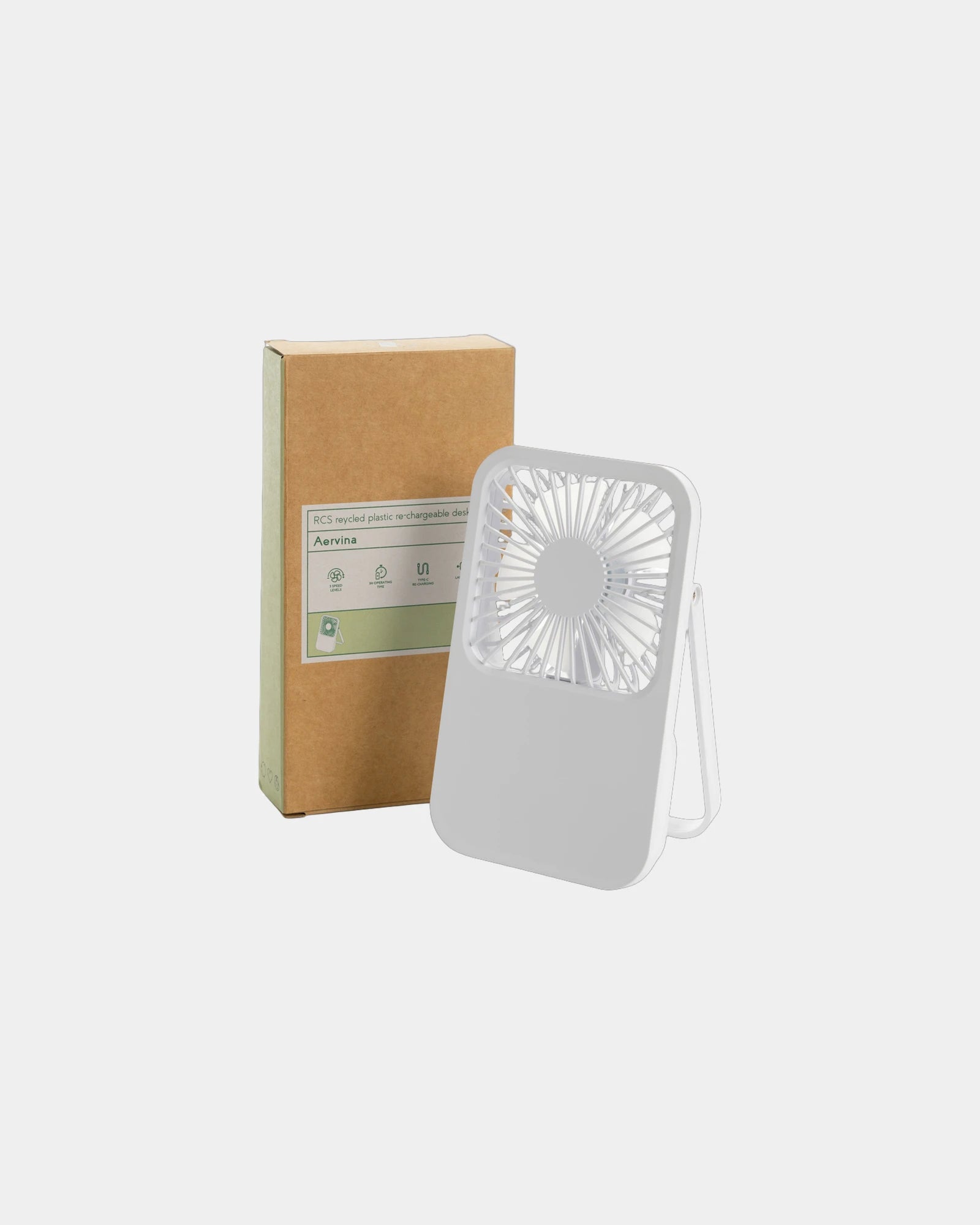 Promotional recycled ABS desk fan - 8