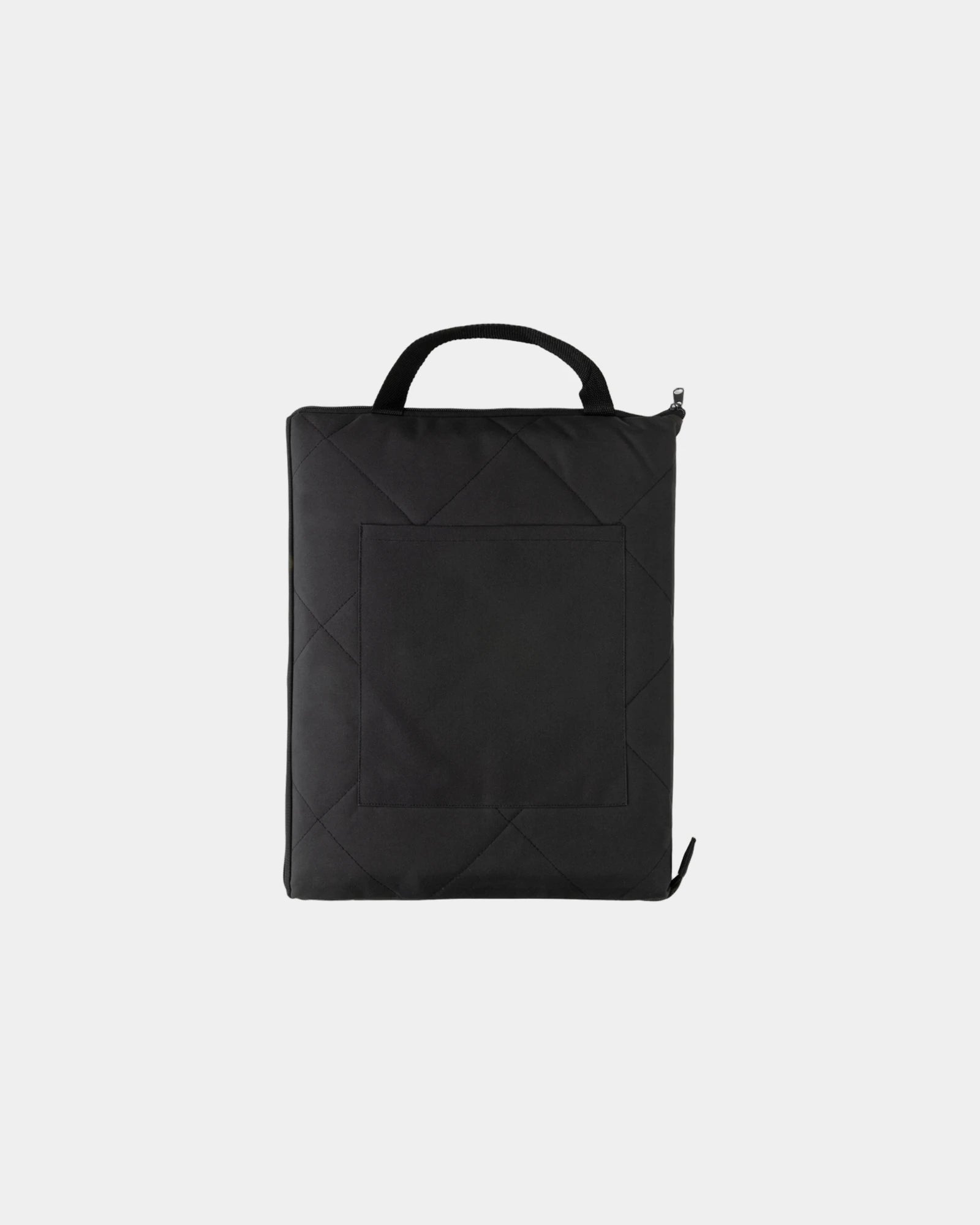 Promotional recycled picnic blanket 145x130 cm - Black