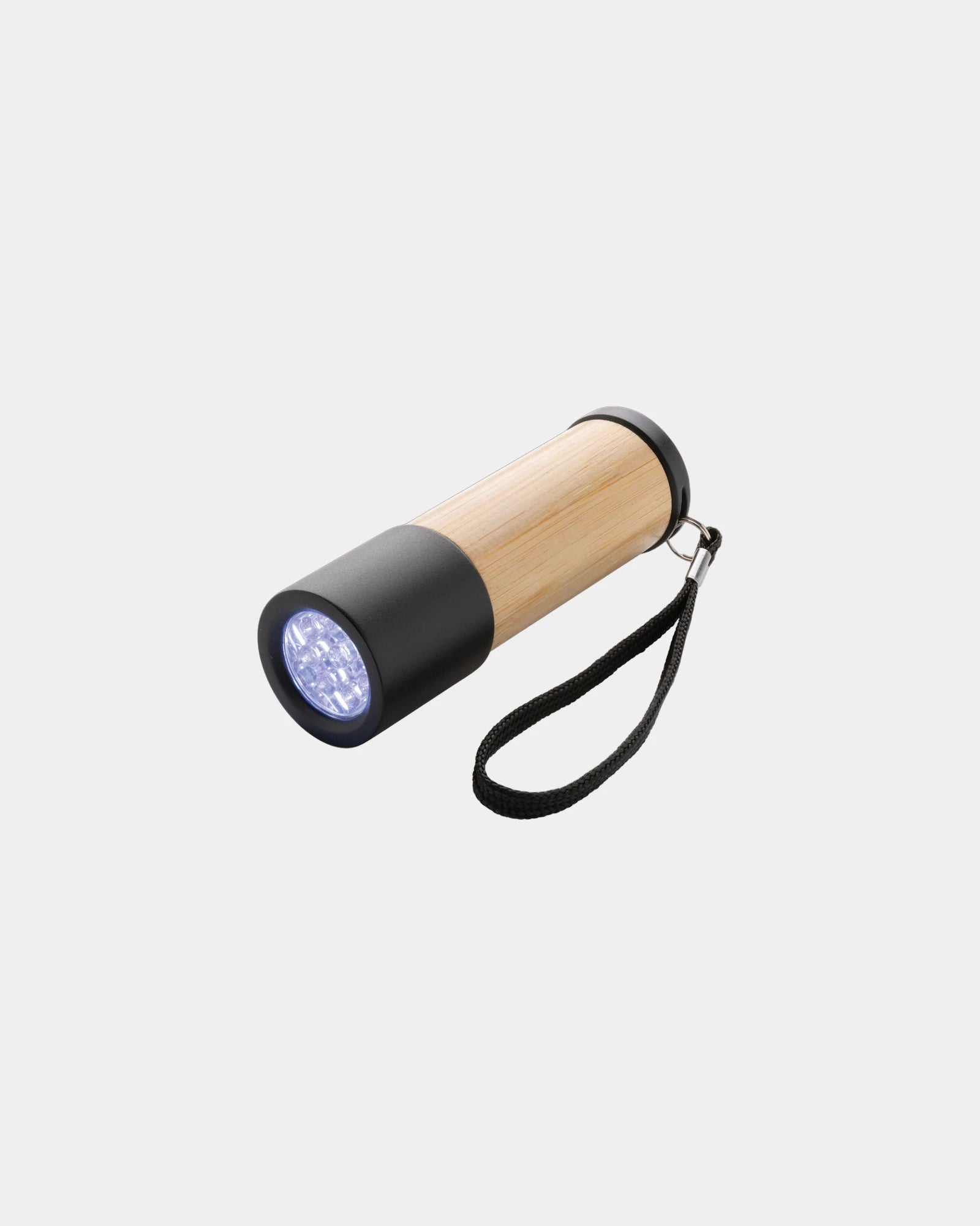 Promotional recycled plastic torch 20m beam - Brown