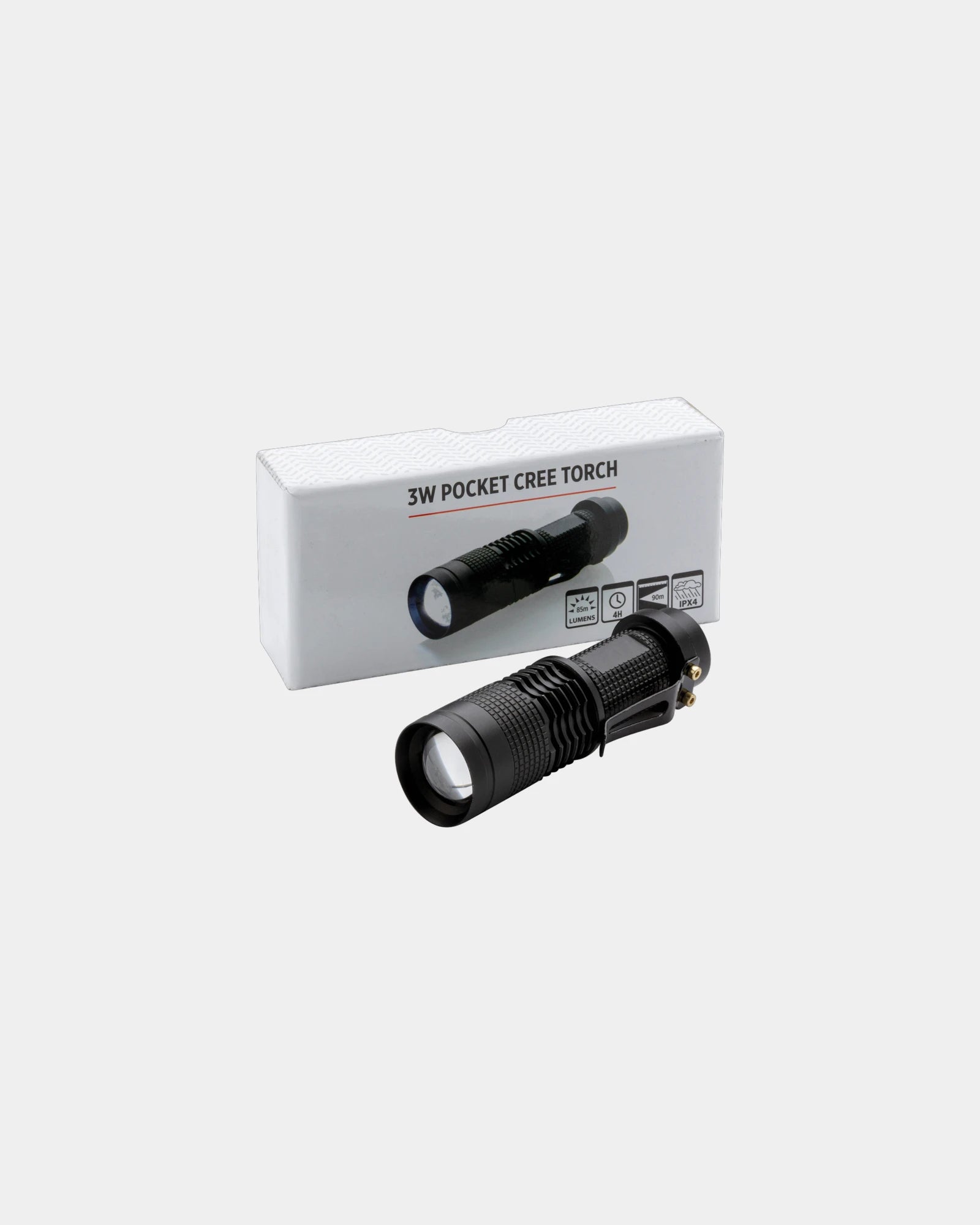 Promotional compact aluminum flashlight 85 lumens - 3