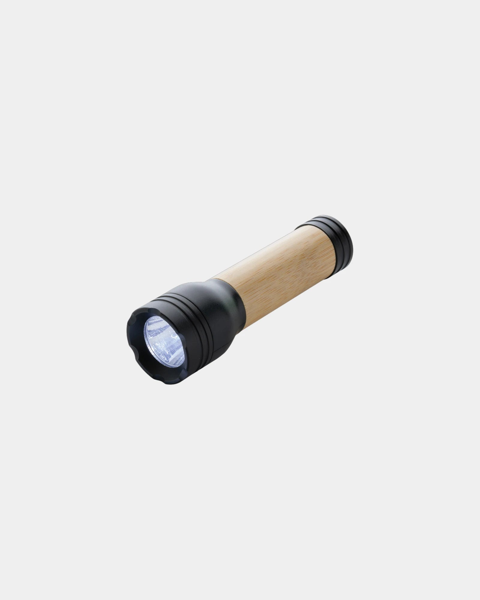 Promotional recycled ABS bamboo torch - Black