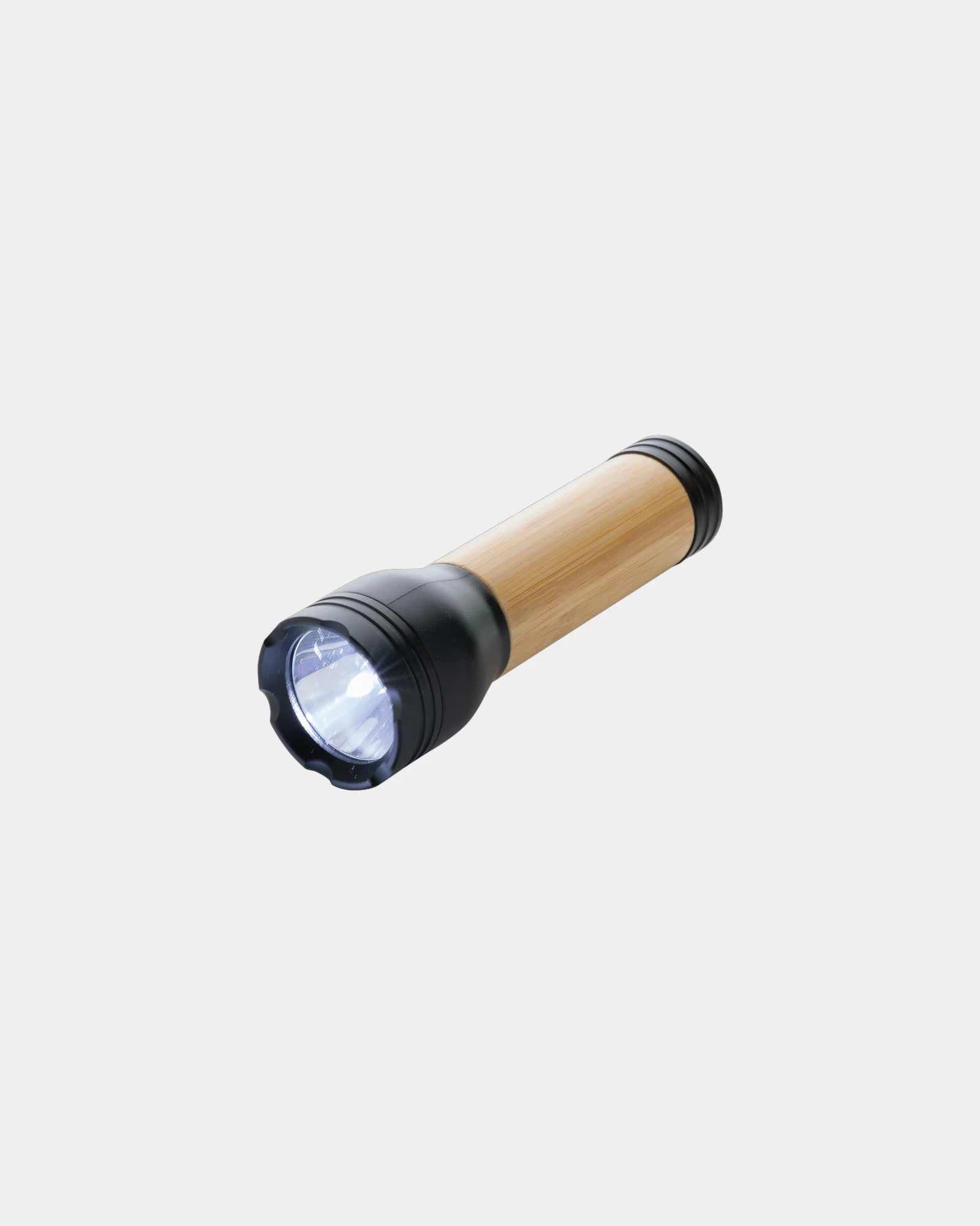 Promotional recycled ABS bamboo torch 3W - Black