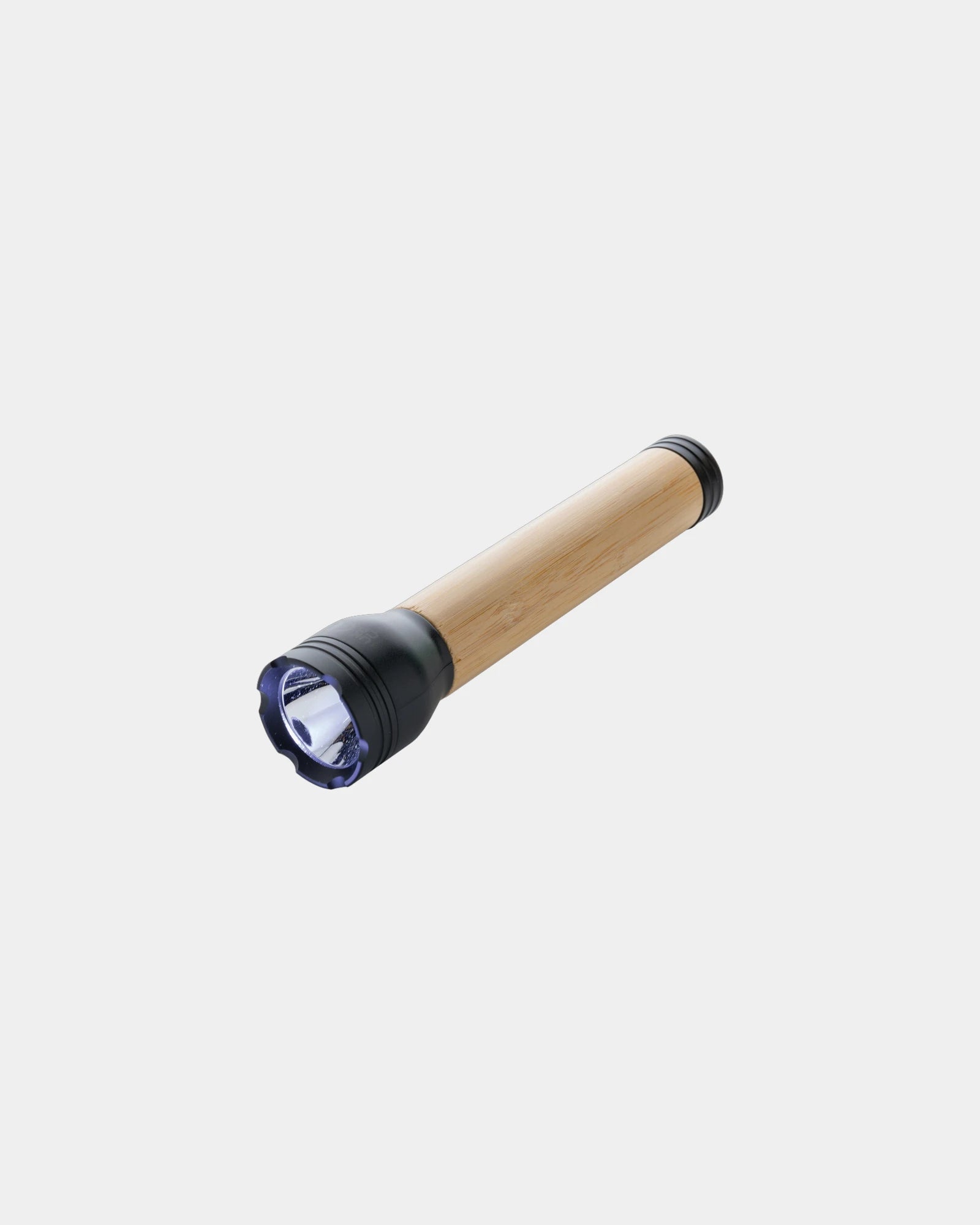 Promotional recycled ABS bamboo torch - Black