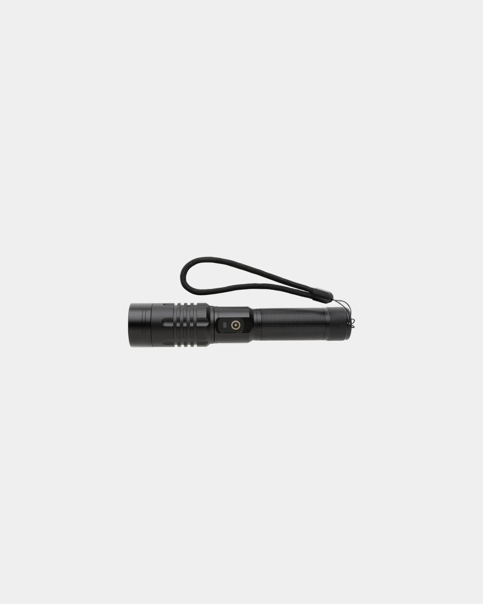 Custom rechargeable USB torch with 1000 lumens - Black