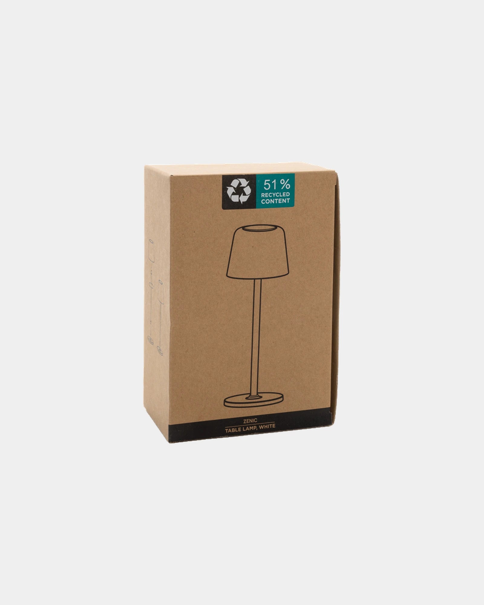 Promotional recycled USB table lamp
