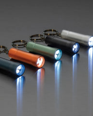 Promotional recycled aluminum flashlight keychain - 15
