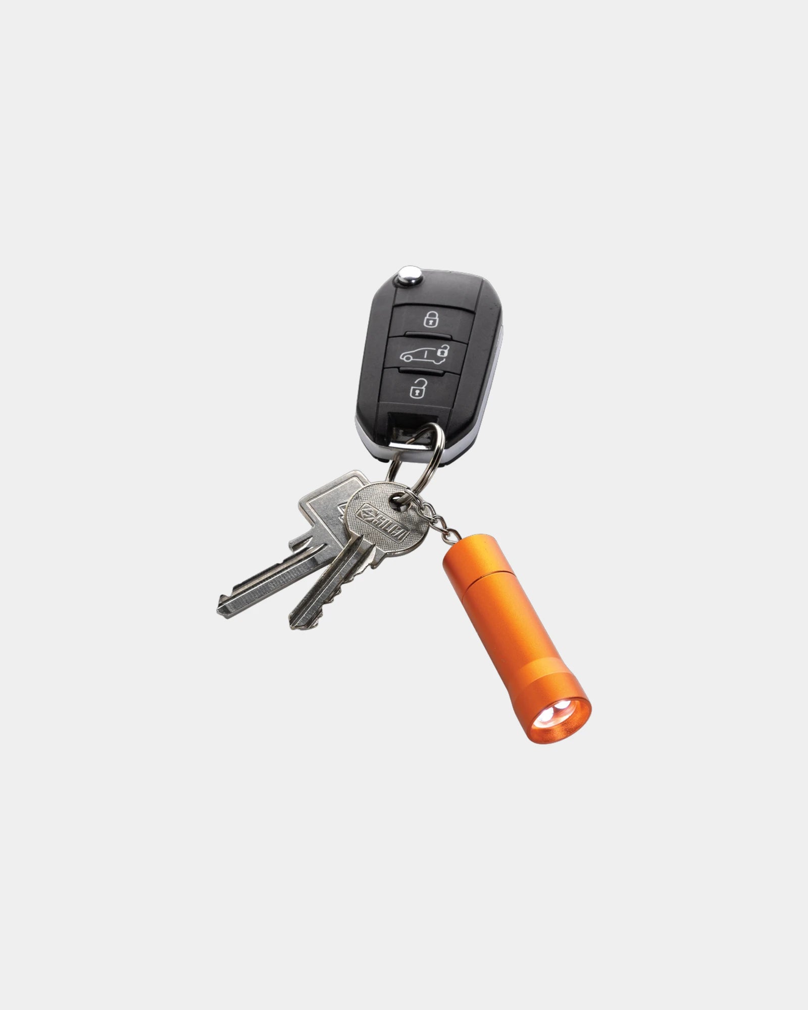 Promotional recycled aluminum flashlight keychain - 21