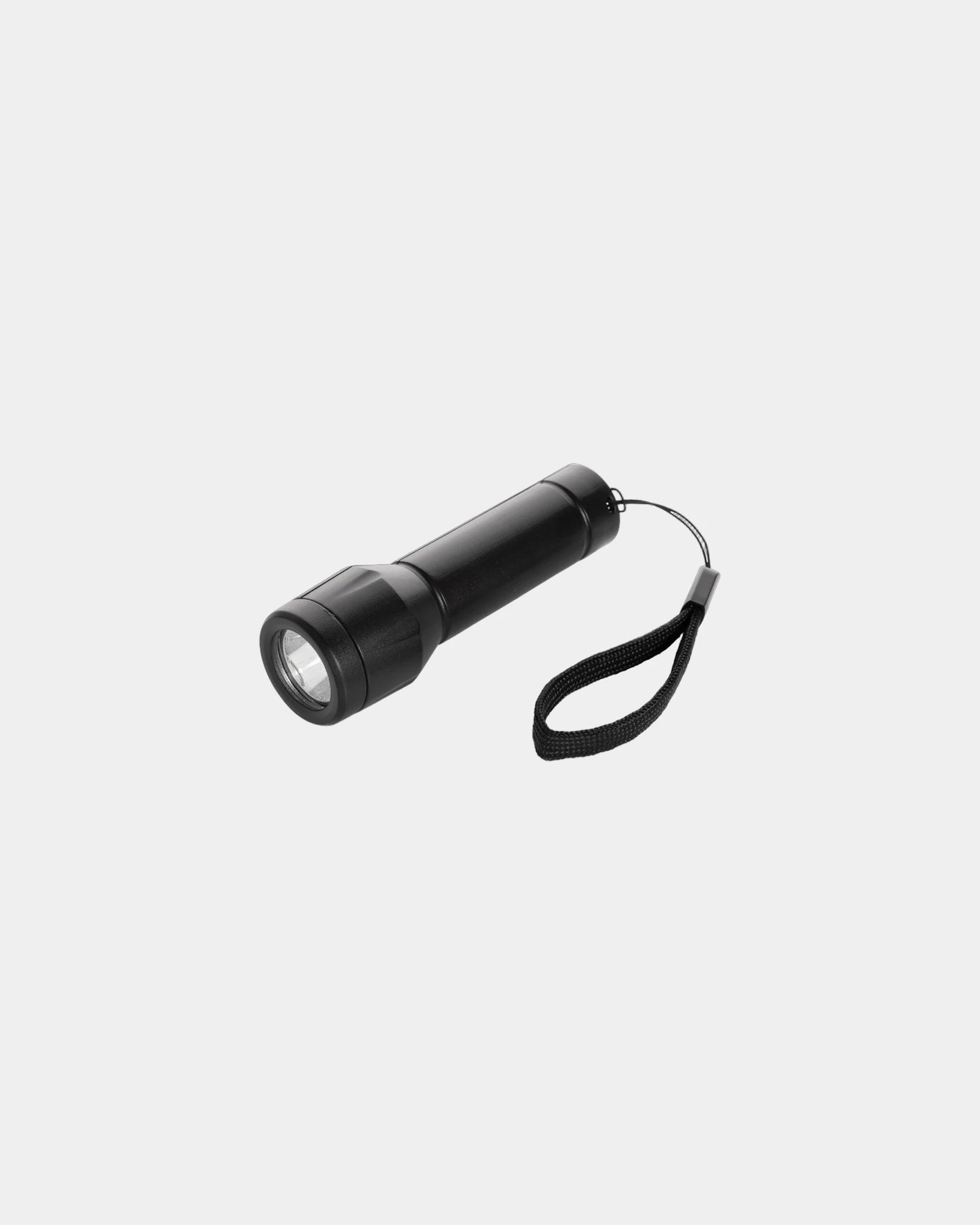 Promotional recycled ABS flashlight - Black
