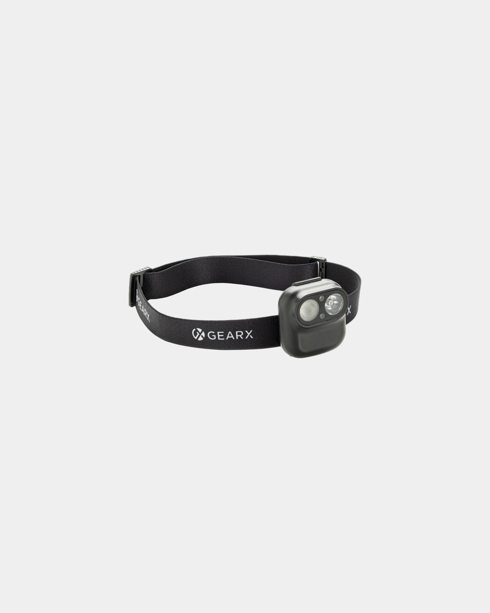 Promotional rechargeable ABS headlamp with motion sensor - Black