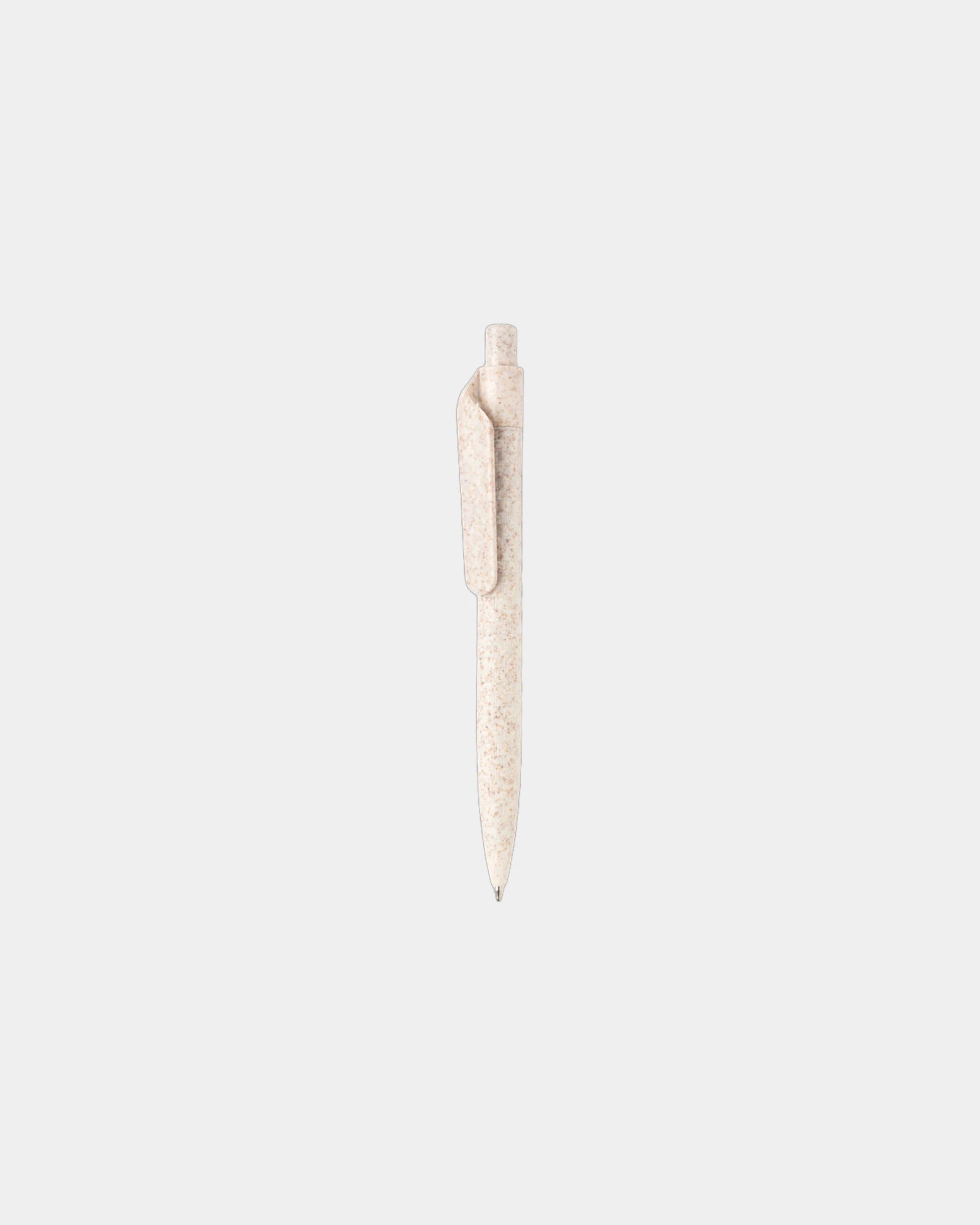 Promotional wheat straw pen - White