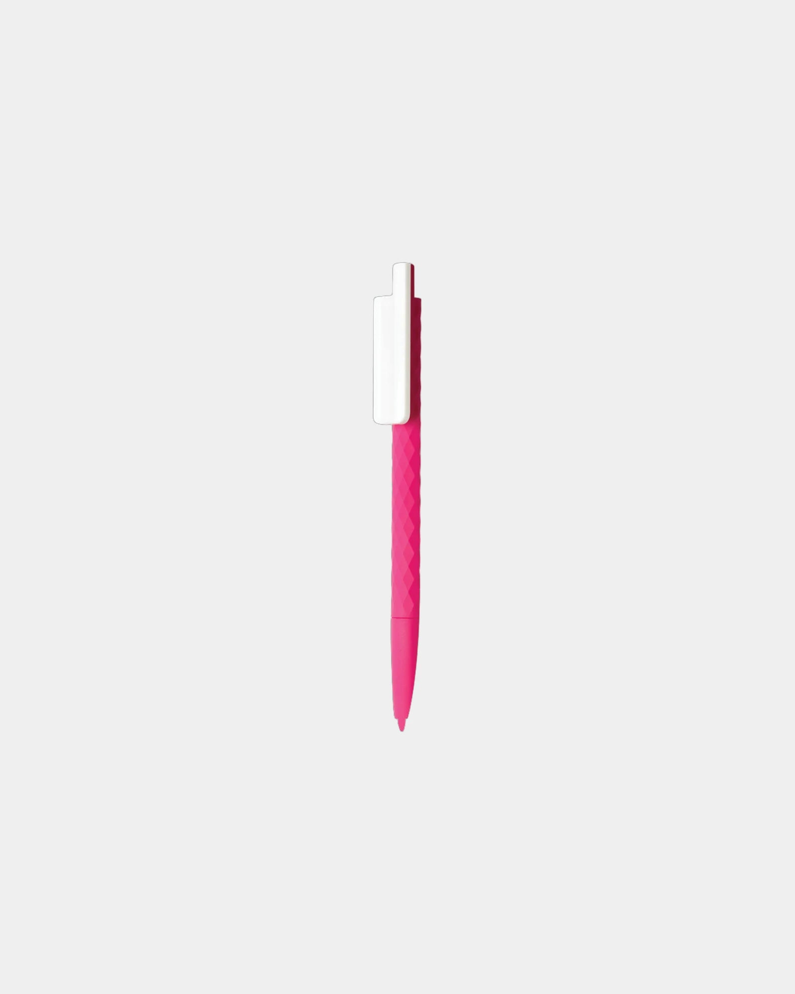 Promotional recycled ABS pen with rubber finish - Pink