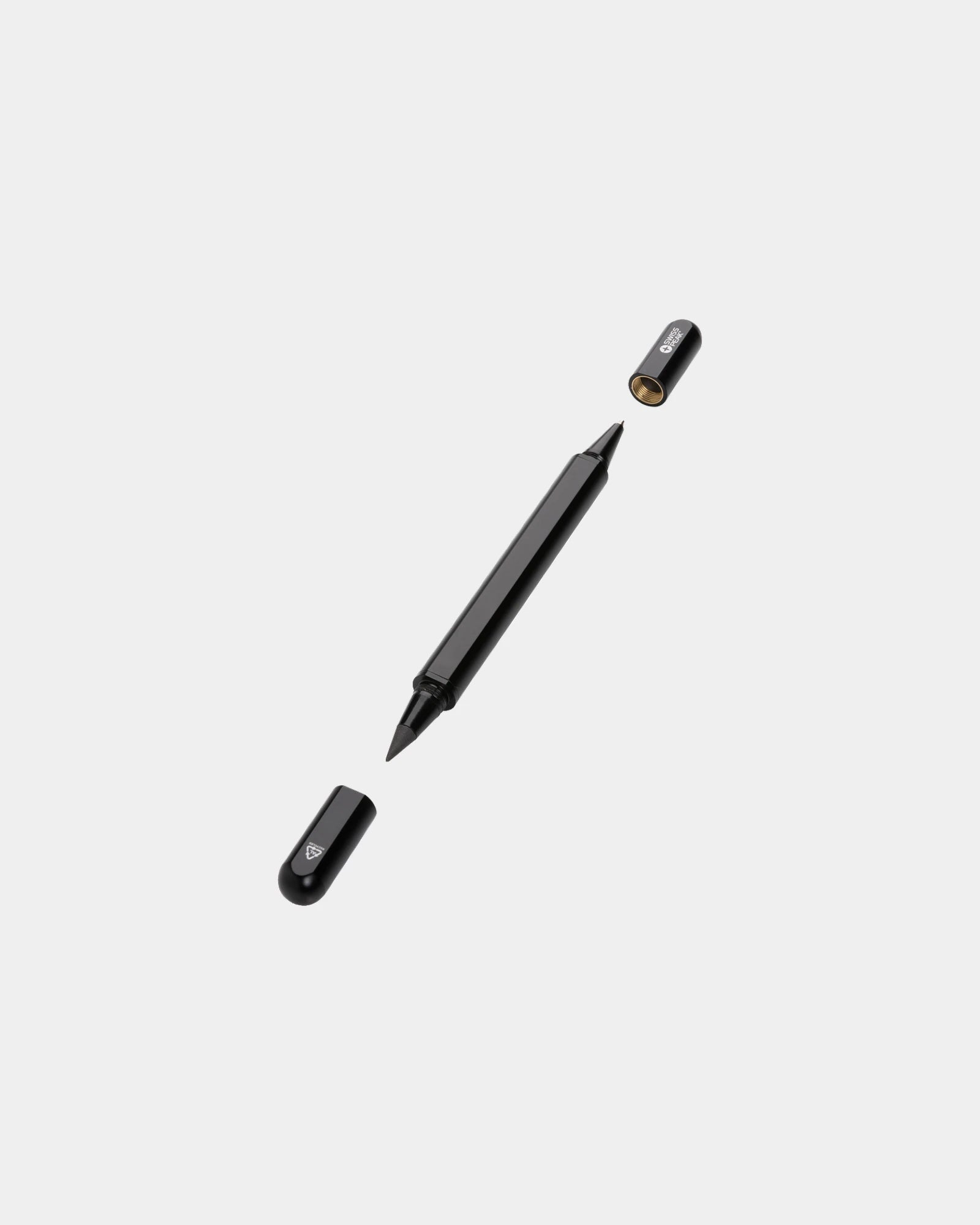 Promotional recycled aluminum pen Swiss Peak Storm - Black