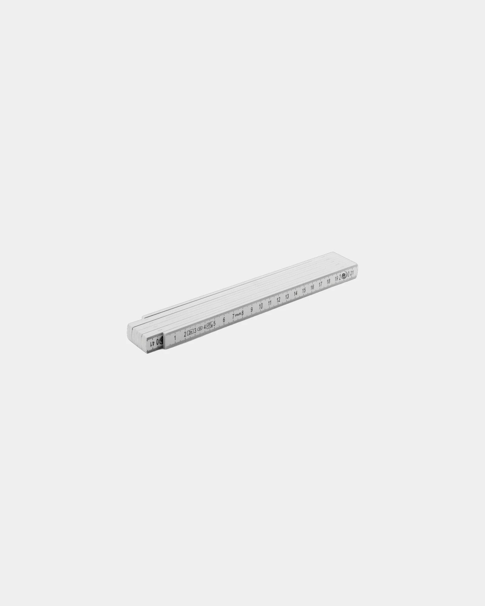 Promotional fiberglass measuring tape 2m 10 blades - White