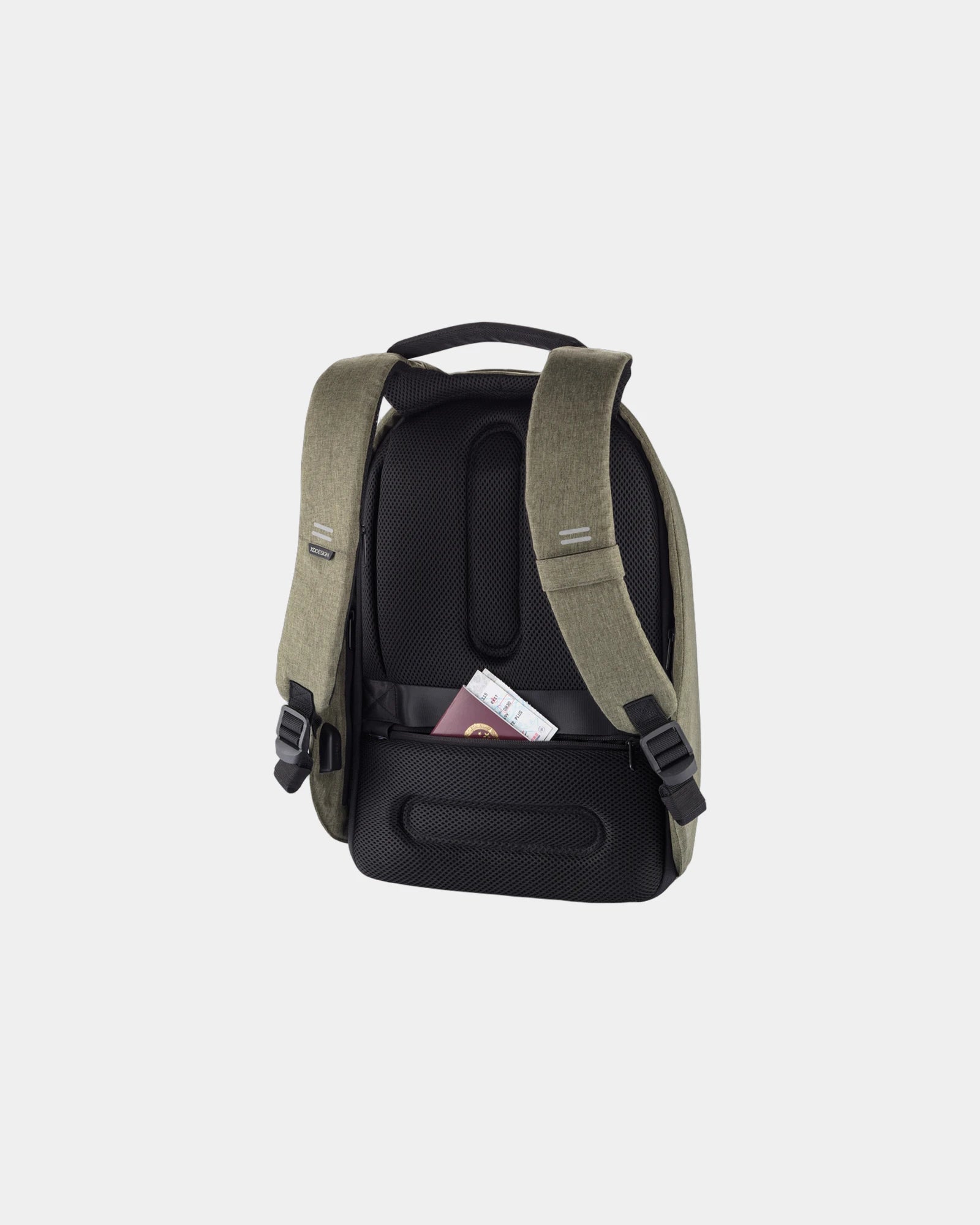 Custom anti-theft rPET backpack Bobby Hero - 44