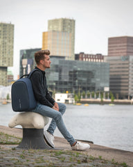 Custom anti-theft rPET backpack Bobby Hero - 37