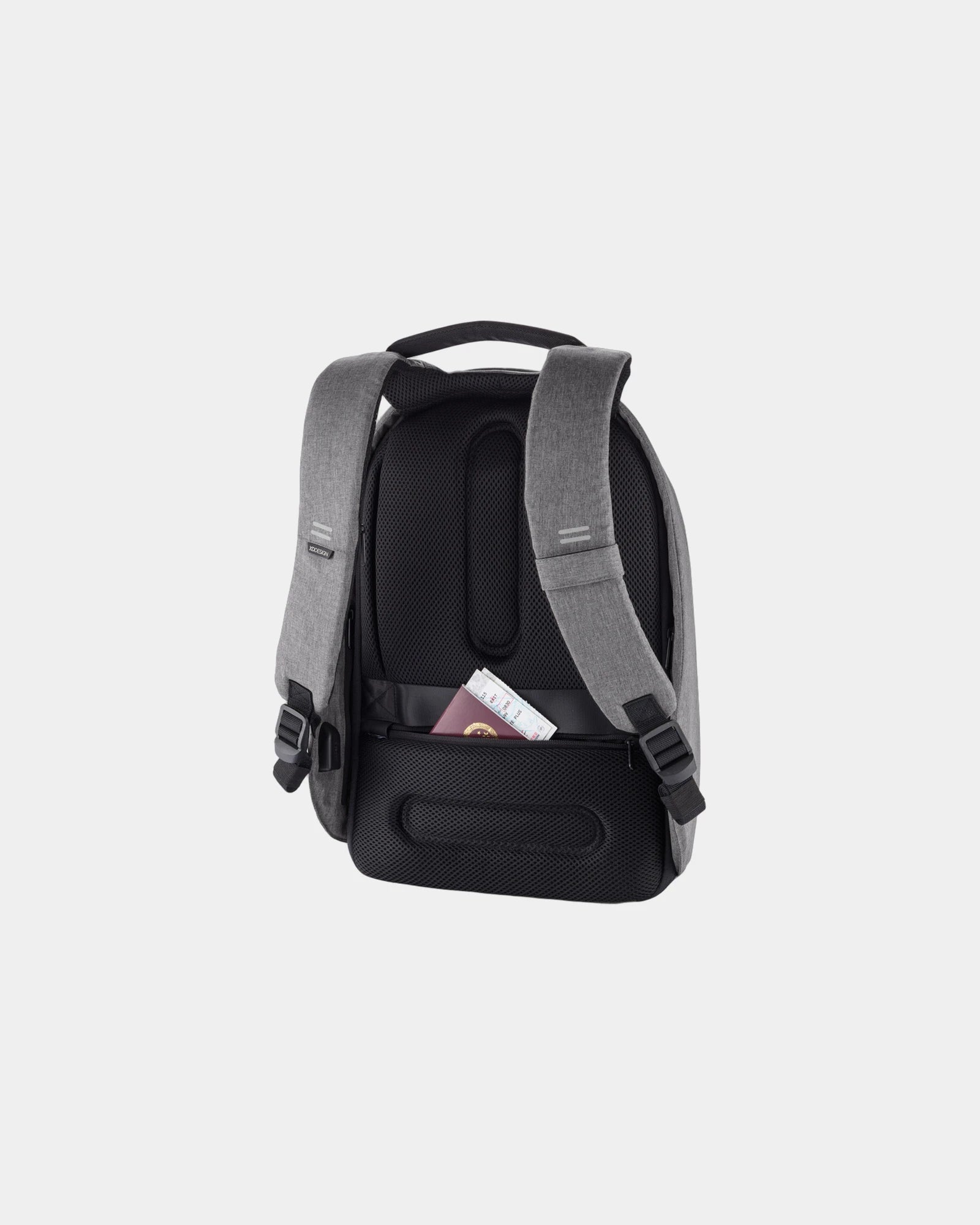 Custom anti-theft rPET backpack Bobby Hero - 16