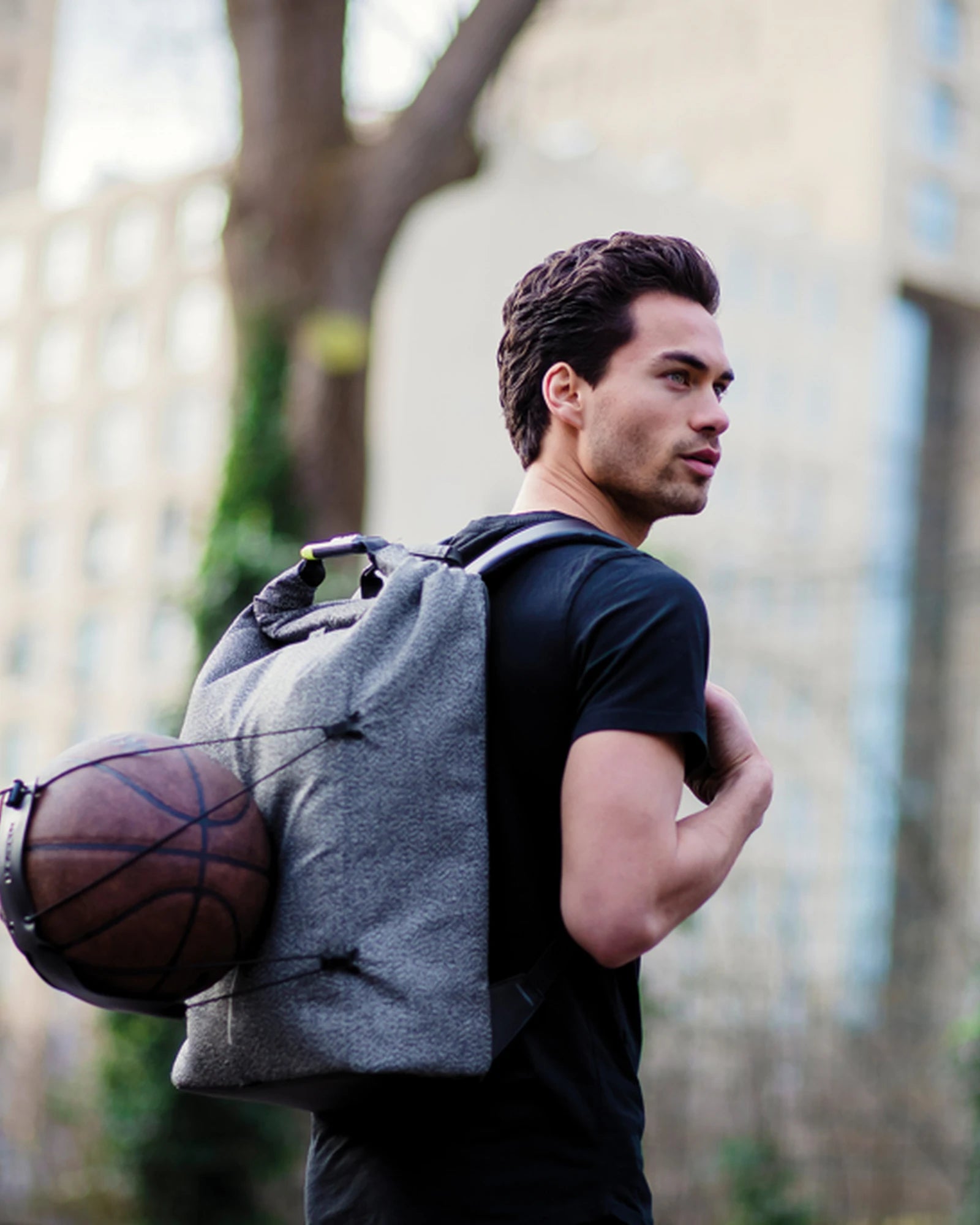 Custom anti-theft polyester backpack Urban - 9
