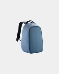 Custom anti-theft rPET backpack Bobby Hero Small - Light Blue