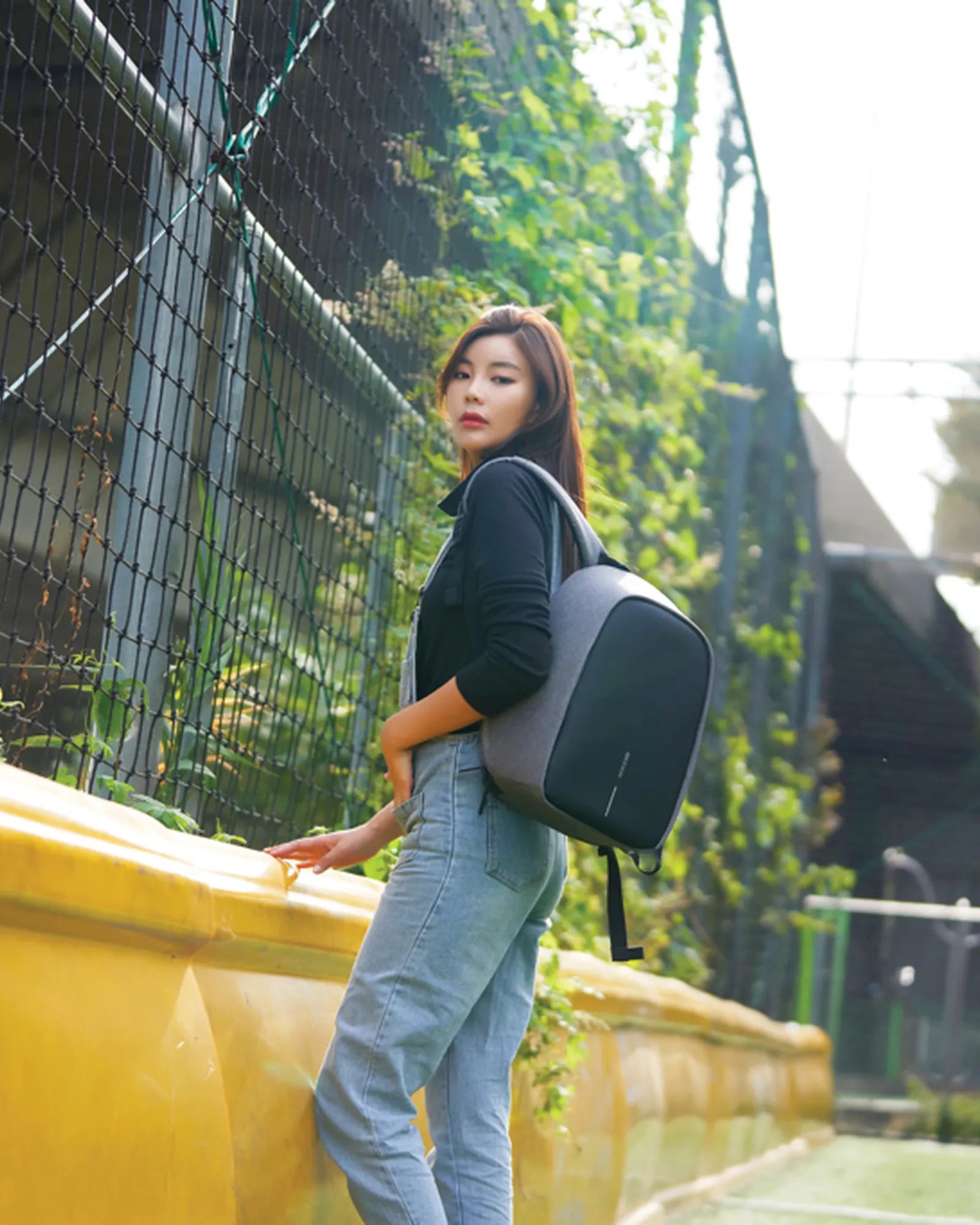 Custom anti-theft rPET backpack Bobby Hero Small - 19