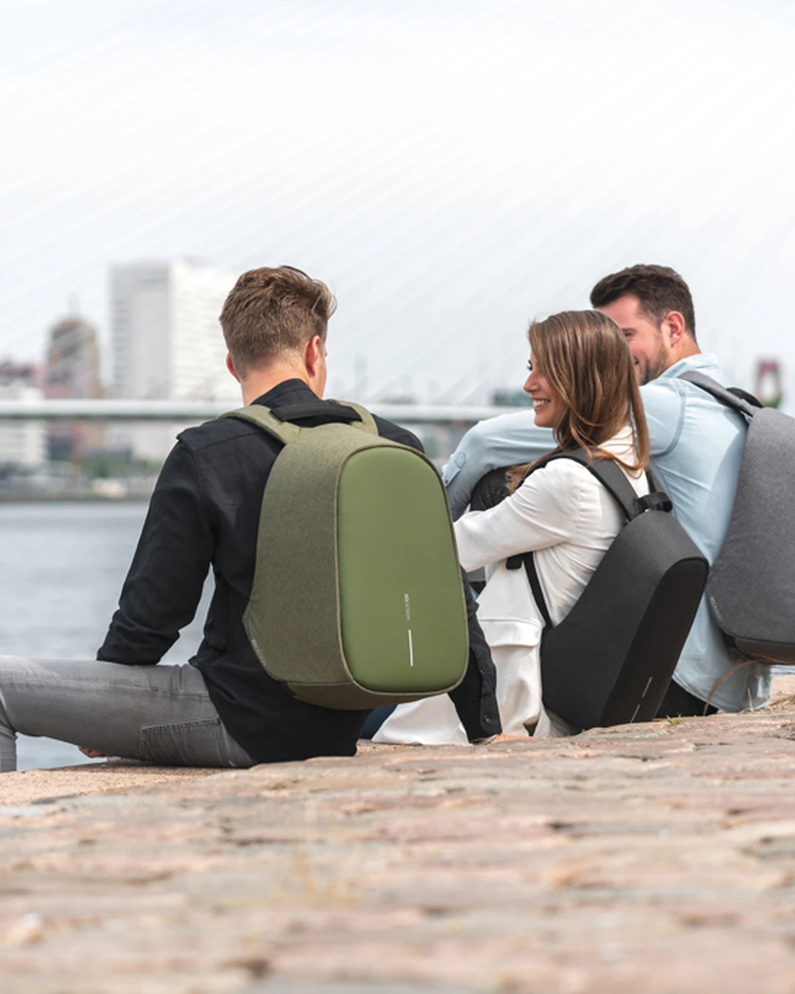 Custom anti-theft rPET backpack Bobby Hero Small - 10