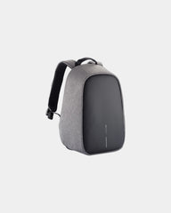 Custom anti-theft rPET backpack Bobby Hero Small - Grey