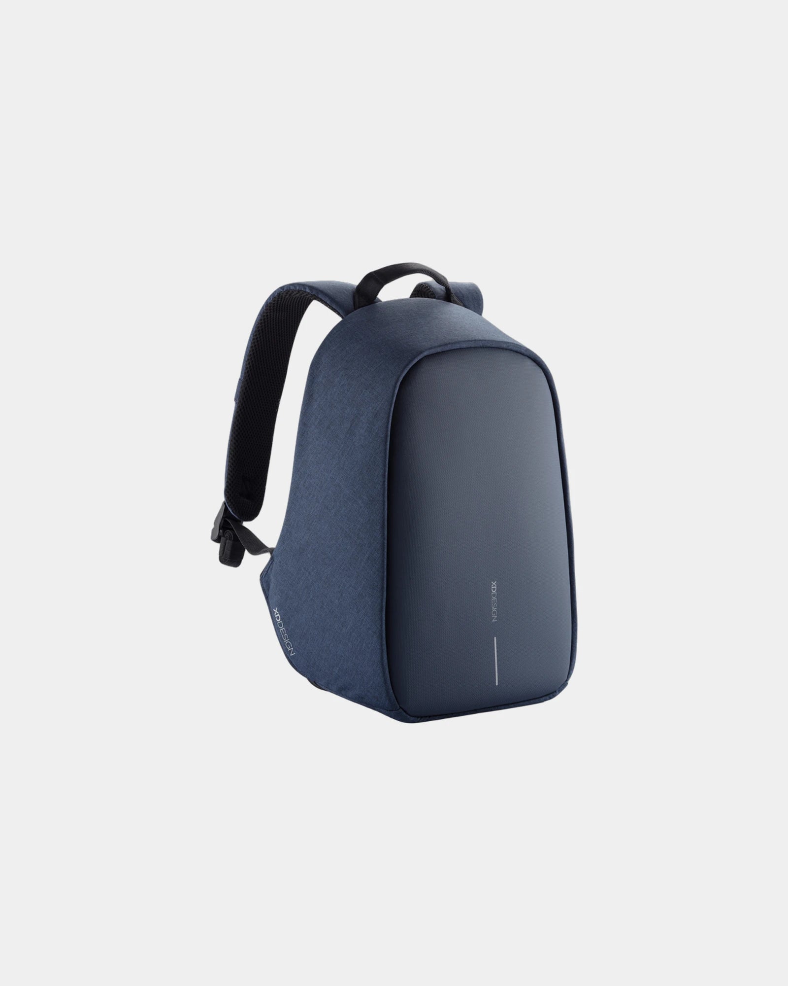 Custom anti-theft rPET backpack Bobby Hero Small - Navy