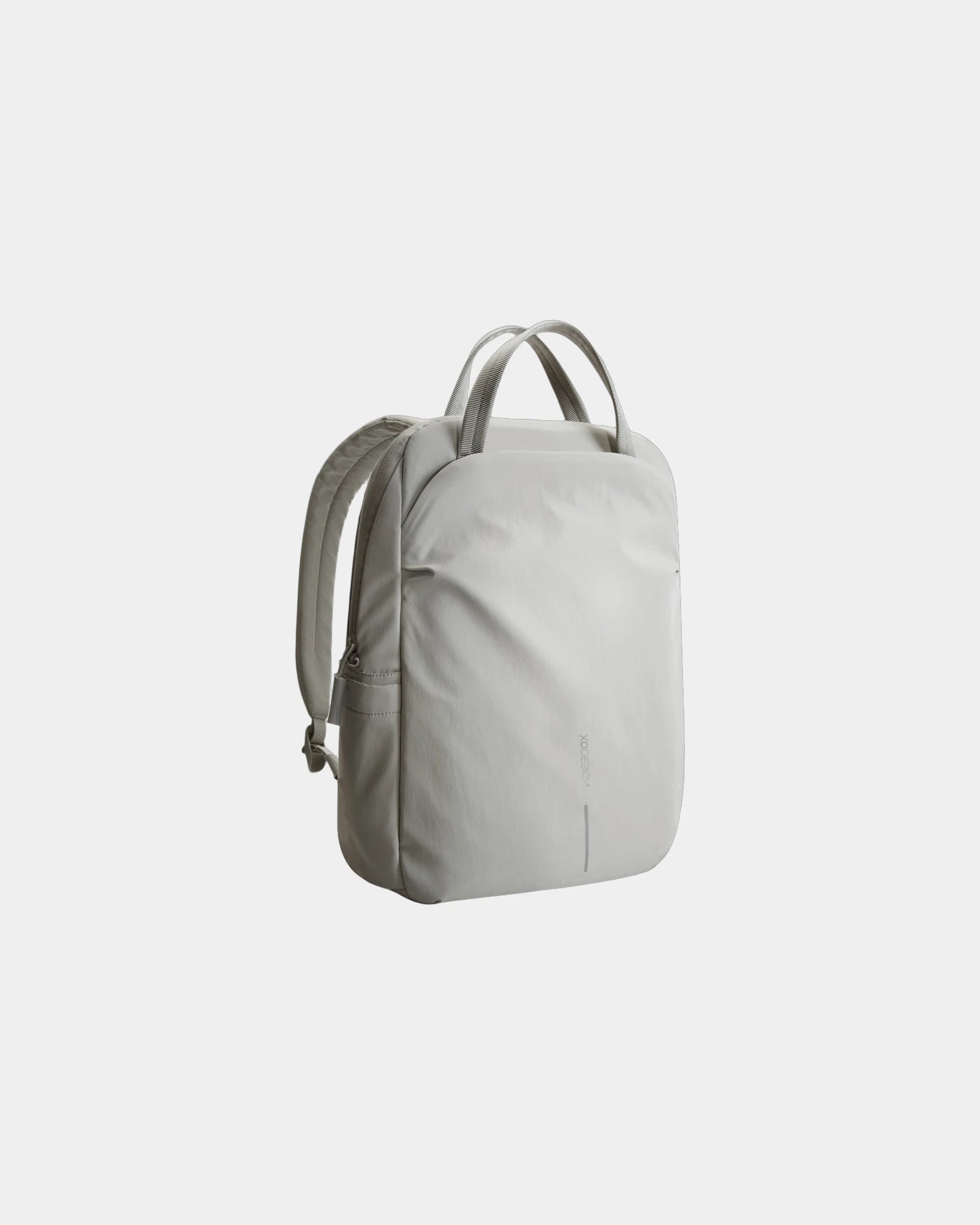 Promotional recycled nylon anti-theft backpack - Grey