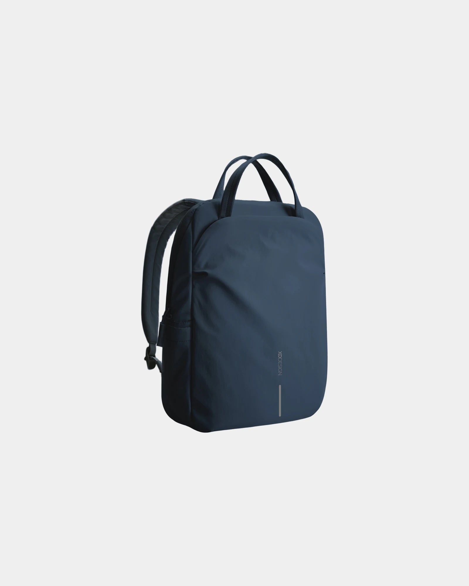 Promotional recycled nylon anti-theft backpack - Navy
