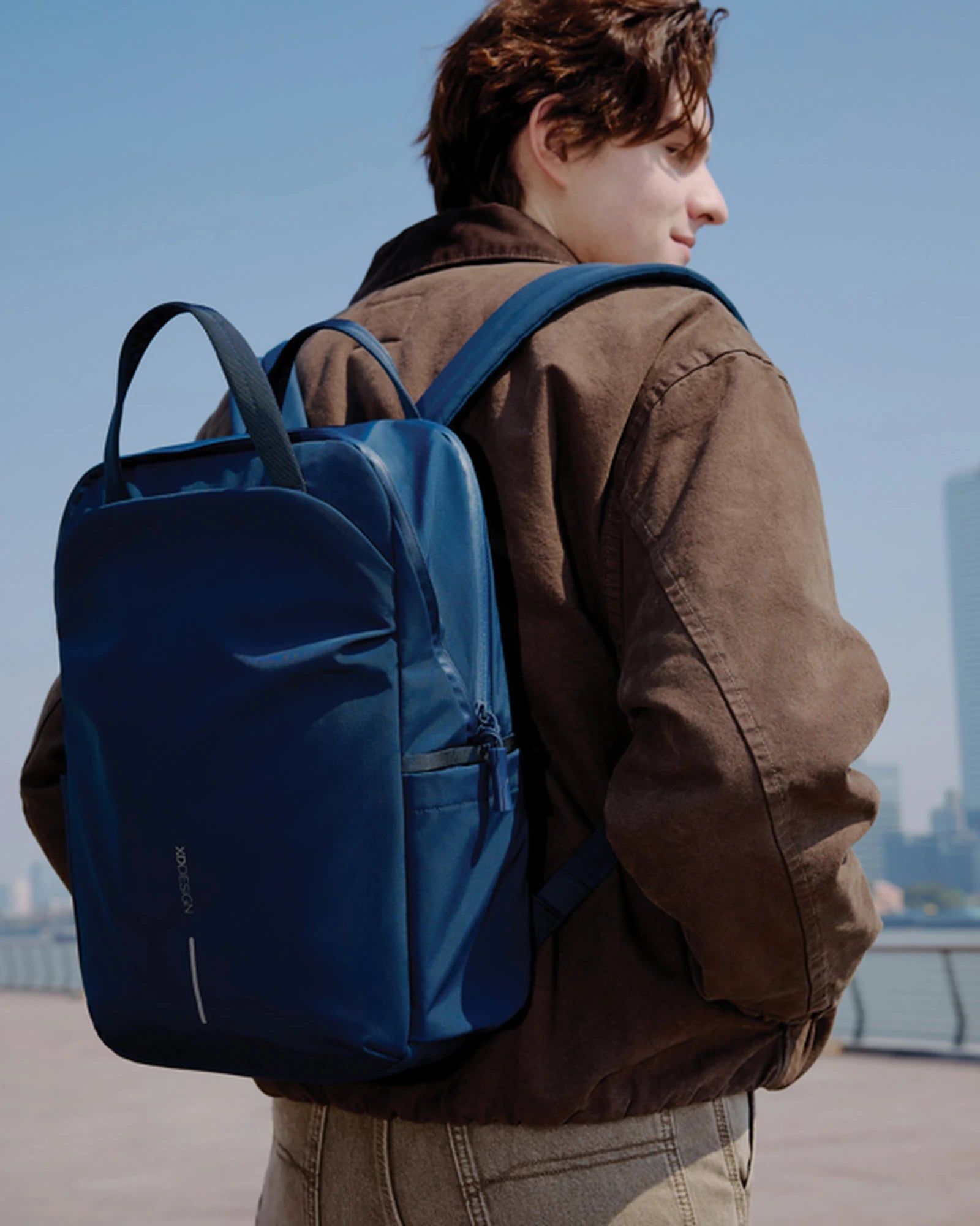 Promotional recycled nylon anti-theft backpack - 38