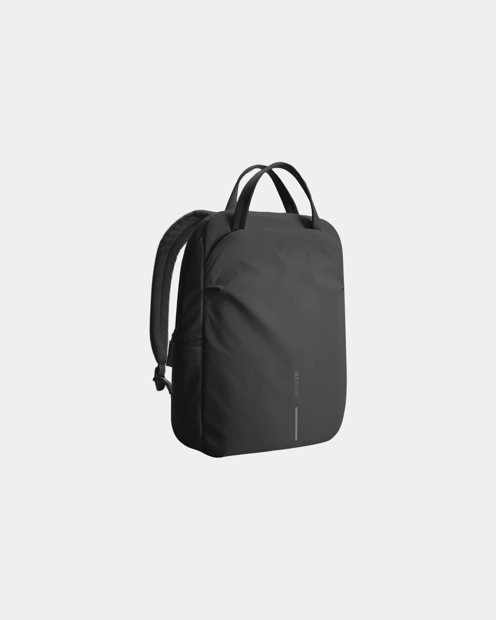 Promotional recycled nylon anti-theft backpack - Black