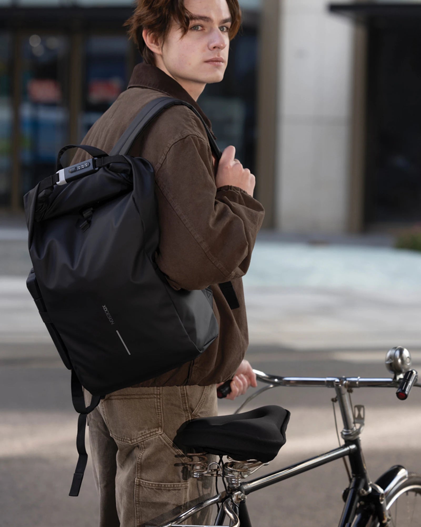 Custom waterproof Urban bike backpack - 9