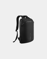 Custom recycled nylon anti-theft backpack - Black