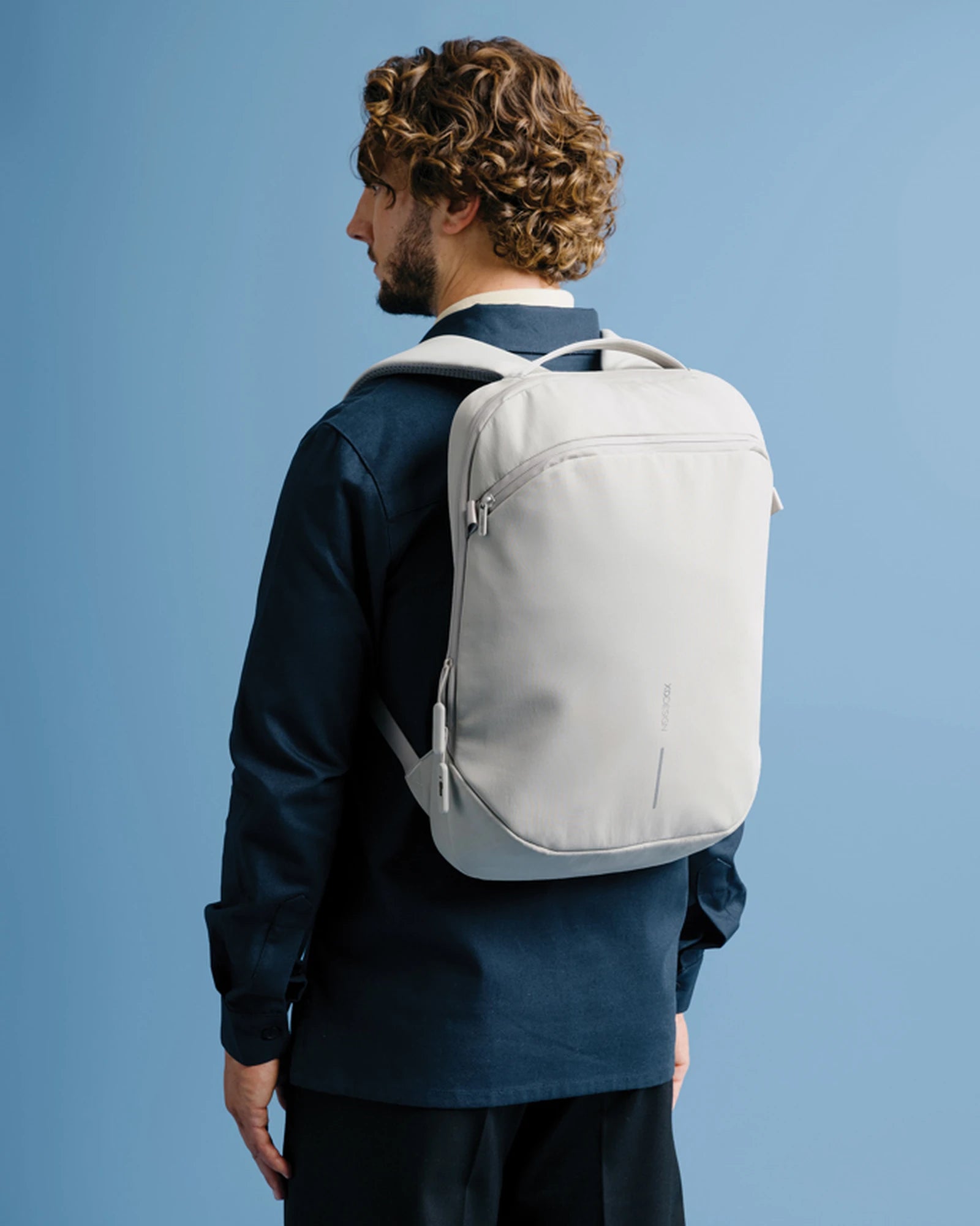 Custom recycled nylon anti-theft backpack - 30
