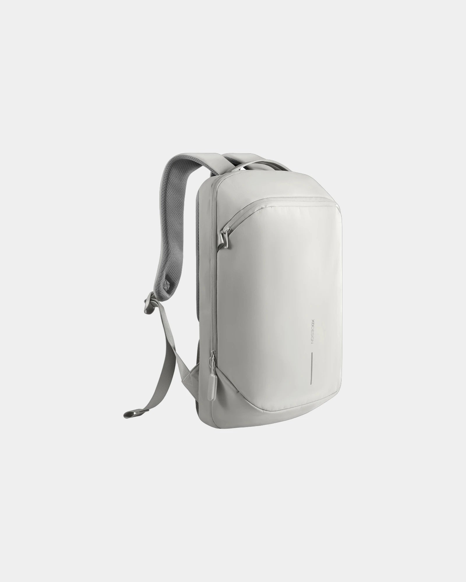 Custom recycled nylon anti-theft backpack - Grey