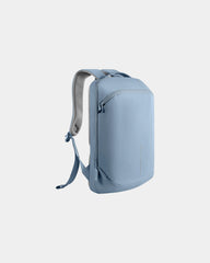 Custom recycled nylon anti-theft backpack - Blue