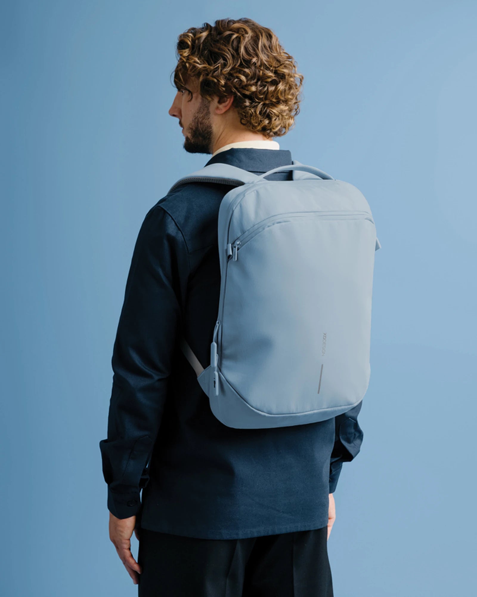 Custom recycled nylon anti-theft backpack - 20