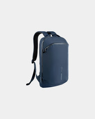 Custom recycled nylon anti-theft backpack - Navy