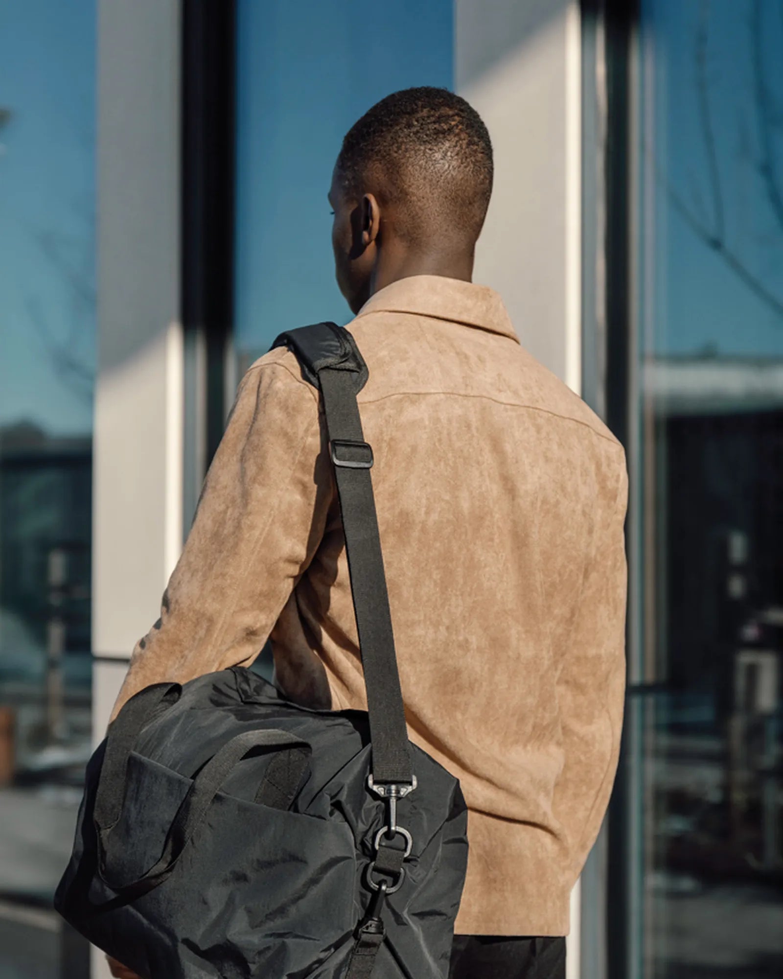 Custom recycled nylon weekend bag KENTO URBAN - 6