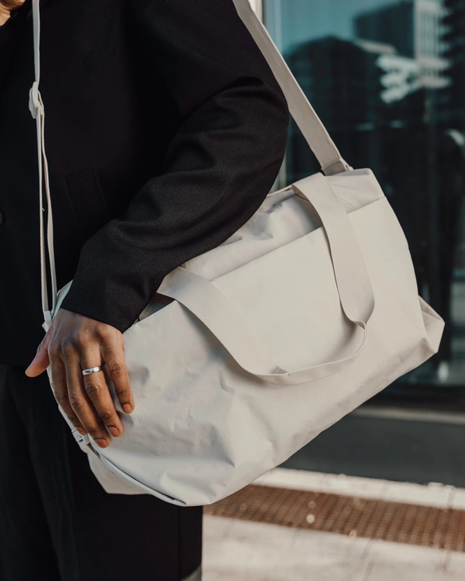 Custom recycled nylon weekend bag KENTO URBAN - 19