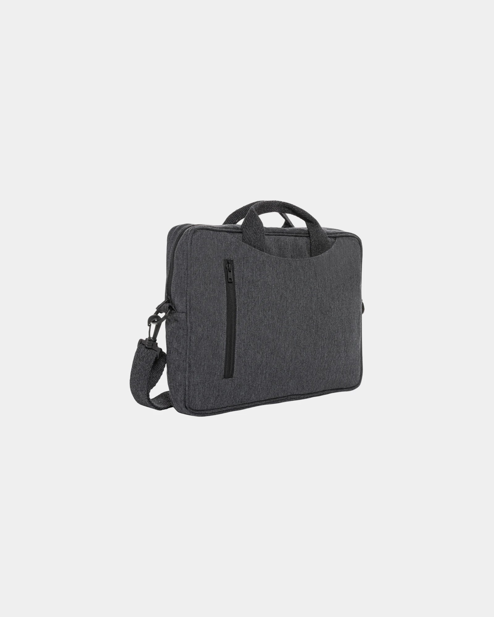 Promotional recycled cotton laptop bag 15.4" - Anthracite