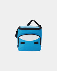 Promotional insulated polyester cooler bag - Blue