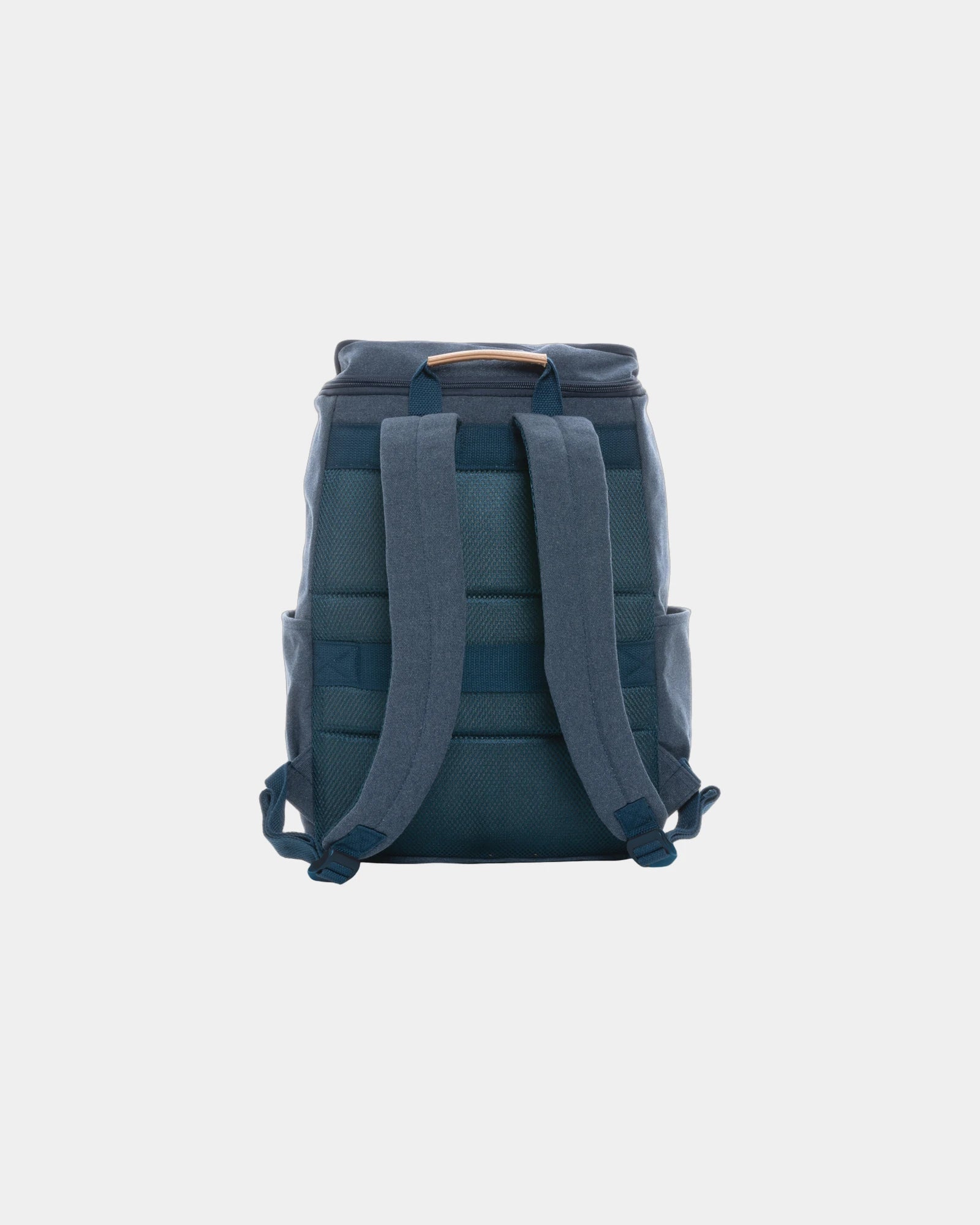 Custom recycled canvas laptop backpack - 16