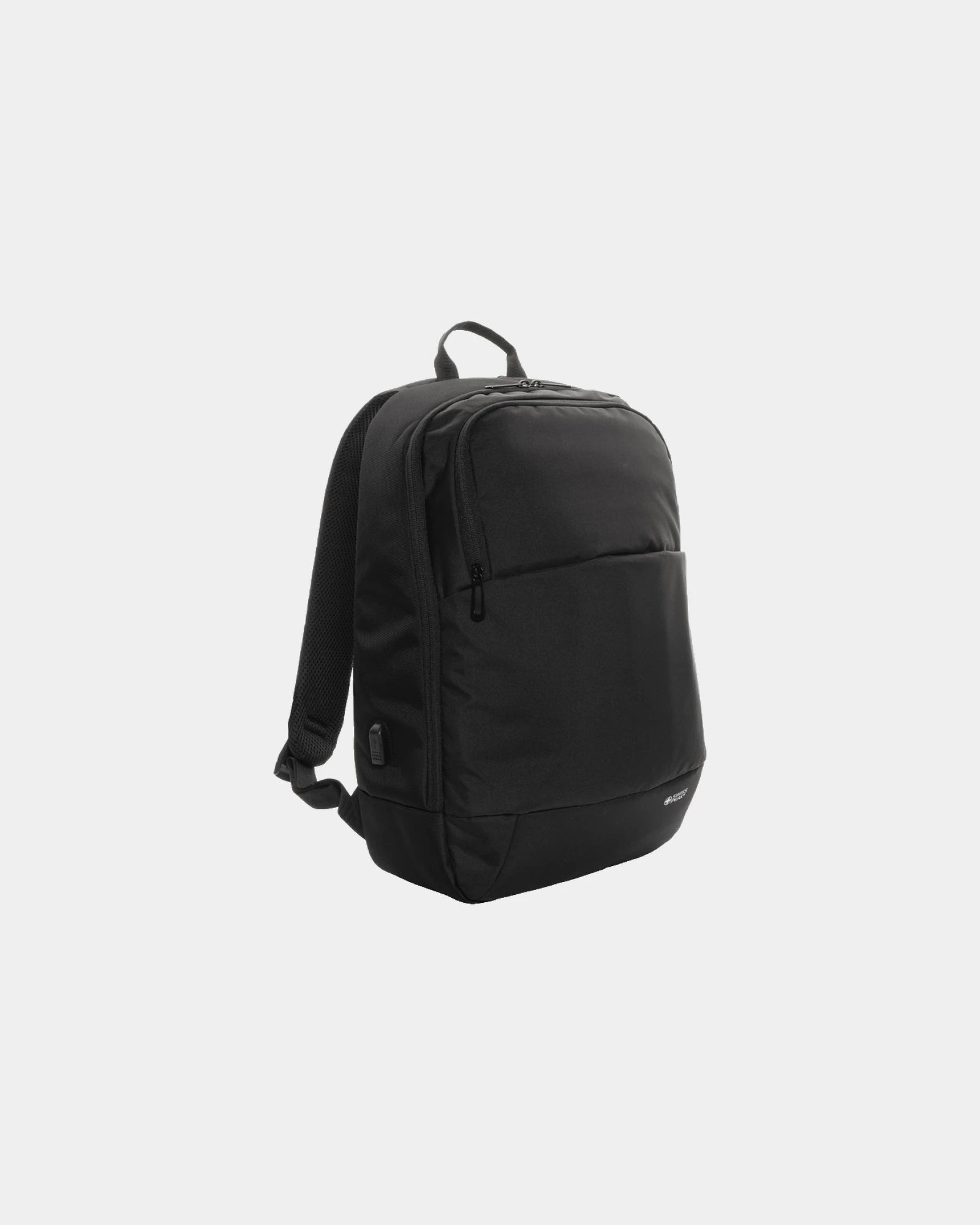 Promotional rPET laptop backpack Swiss Peak 15.6" - Black
