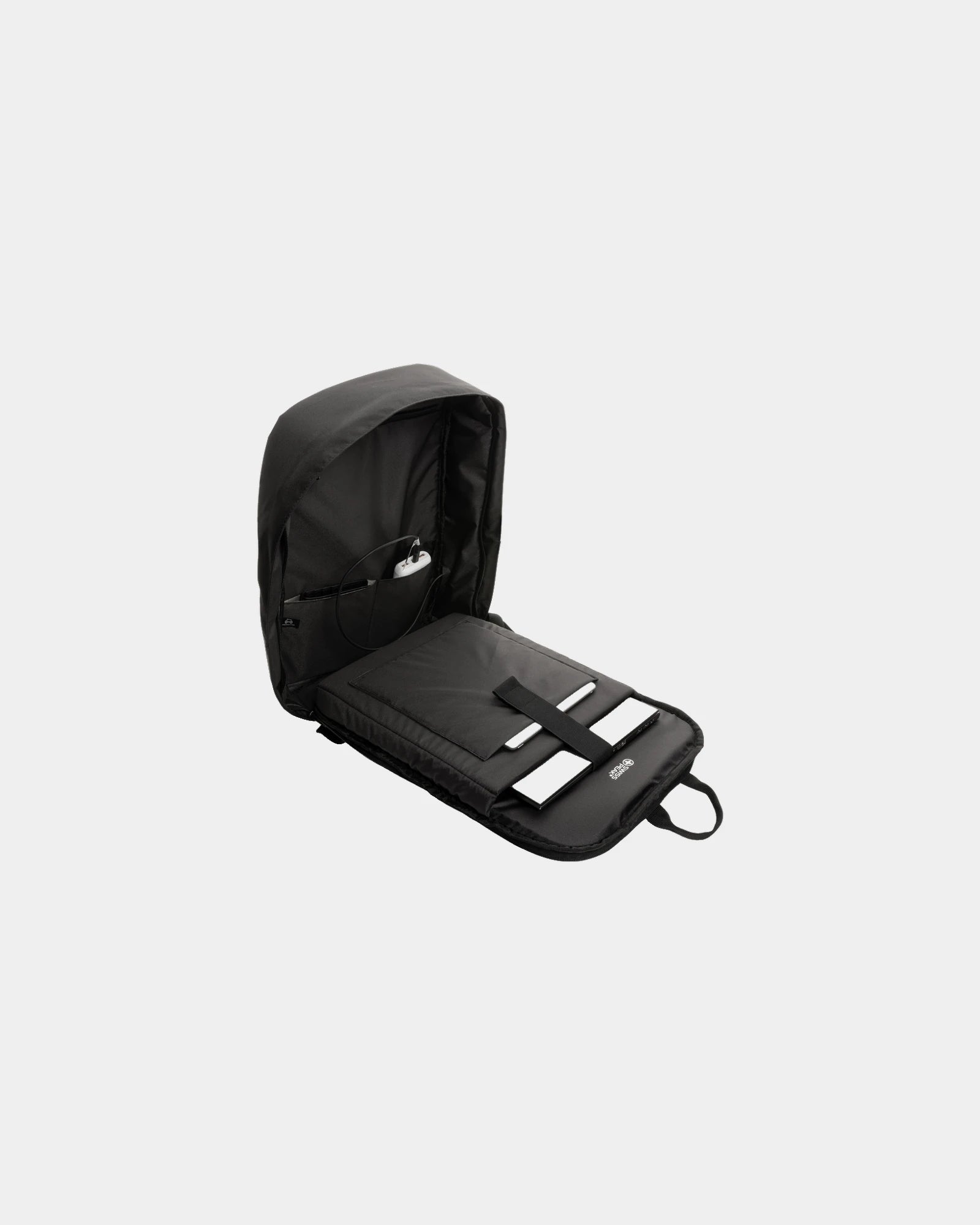 Promotional rPET anti-theft backpack Swiss Peak 15.6"